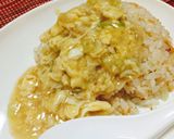 かき玉あんかけ炒飯作り方6写真