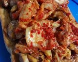 十勝仕立て焼きチキンキムネギマヨトースト作り方12写真