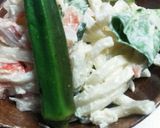 マヨめんつゆでかにかまのサラダうどん作り方4写真