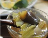 野菜を最初にたべよう！和風トマトスープ作り方4写真