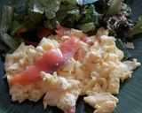 休日の朝は贅沢スクランブルエッグ作り方9写真