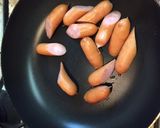 ウインナーとミニトマトの炒め物作り方1写真