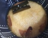 今日朝食。松茸ご飯 … お吸い物作り方1写真