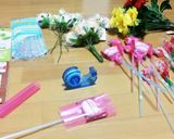❤駄菓子でブーケ❤作り方2写真