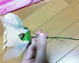 ❤駄菓子でブーケ❤作り方3写真