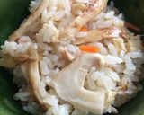 今日朝食。松茸ご飯 … お吸い物作り方6写真