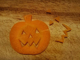 ニンジンの飾りでお手軽ハロウィン♪