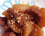 圧力鍋でお肉柔らか★大根と豚肉の煮物作り方8写真