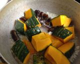 調味料不要「南瓜とナツメの煮物」作り方2写真