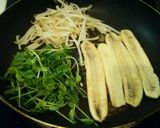 青バナナのしょうが焼き　カフェ風作り方4写真
