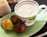 無花果と豆乳のスムージー作り方2写真