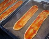 お洒落ランチ♪トマト生地でスリムピザ作り方8写真