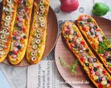 お洒落ランチ♪トマト生地でスリムピザ作り方9写真