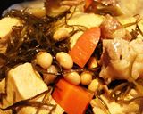 凍り豆腐と豚肉の切り昆布煮作り方17写真