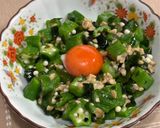 オクラと納豆とわかめのネバネバ和え♪作り方4写真