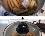 簡単追い鰹☆ゴボウの煮浸し!作り方5写真