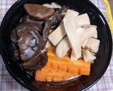 新あさひ豆腐と干し椎茸・人参の中華風煮物作り方6写真