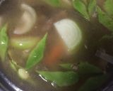 我が家の定番ひき肉入り残り野菜ラーメン作り方2写真