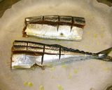 後片付け超楽チン♪フライパンde焼さんま作り方7写真