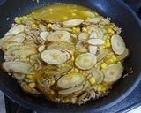 ごぼうのキーマーカレー風作り方4写真