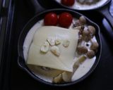 スキレットで♪クリーム煮込み風ハンバーグ作り方17写真
