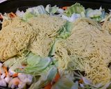 紋甲イカの塩焼きそば。作り方4写真