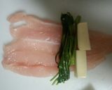 ささみの空芯菜チーズイン巻き揚げ作り方2写真