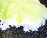 ♥チーズハンバーガー風♥おにぎらず！作り方4写真