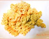 パンプキンクリームパスタ♪煮物リメイク作り方7写真