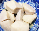 里いも(えび芋）の煮しめ白だし風〜作り方7写真