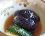 丸なすとズッキーニの揚げびたし作り方8写真