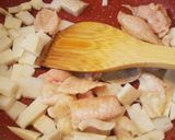 簡単♡おつまみに☆鶏皮と筍のピリ辛炒め♡作り方4写真