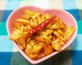 簡単♡おつまみに☆鶏皮と筍のピリ辛炒め♡作り方8写真
