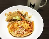 豆腐ハンバーグの青じそソースがけ作り方9写真