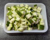 中華風♡ズッキーニの煮込まないスープ作り方1写真
