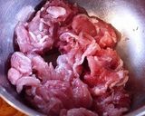 人参と豚のすりごま炒め作り方1写真