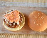 半熟タマ照り焼きハンバーガー作り方3写真