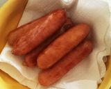 W たまごとウインナーチーズのおにぎらず作り方1写真