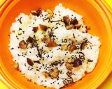 混ぜるだけ！簡単栗ご飯スティックおにぎり作り方1写真