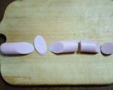 魚肉ソーセージの飾り切り作り方1写真