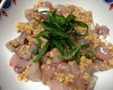 簡単♪アジと納豆ヘルシー和え作り方5写真