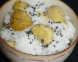 茹で栗と炊飯器で超簡単な栗ご飯作り方6写真