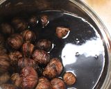 ふっくらつやつや　栗の渋皮煮作り方8写真