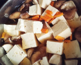 木綿豆腐としいたけの冷やしたまごとじ作り方7写真