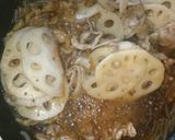 れんこんと豚肉のシャキシャキきんぴら作り方3写真