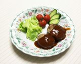 お肉少なめでOK!ボリュームハンバーグ作り方10写真