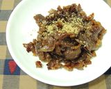 お弁当のおかず☆牛肉のしぐれ煮作り方3写真