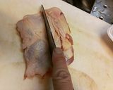 フライパン1つで、簡単鶏もも肉の貴妃鶏作り方2写真