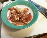 フライパン1つで、簡単鶏もも肉の貴妃鶏作り方3写真