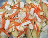 秋鮭とキノコ野菜のポン酢バター焼き作り方3写真